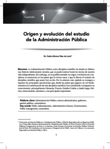 Origen Y Evolución Del Estudio De La Administración Pública ...